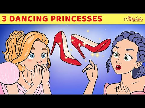 3 Dancing Princesses + Red Shoes | Bedtime Stories for Kids in English | Fairy Tales