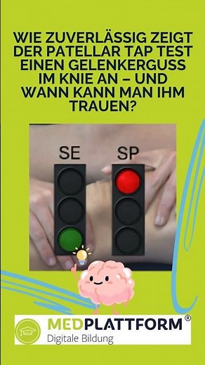 Dieser Knie-Test zeigt sofort einen Gelenkerguss 🦵🔬