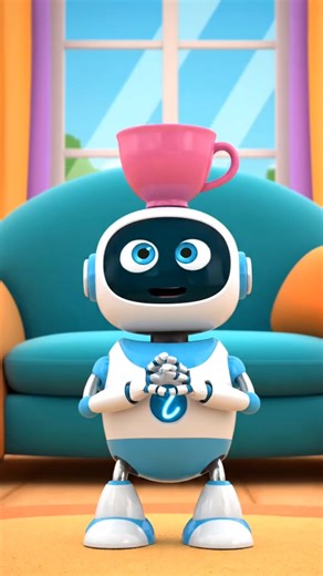 Robot Tried to Act Human 🤖😂 | Funny Cartoon Meme #Shorts