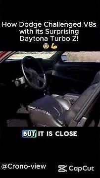 The Dodge Daytona Turbo Z: A Forgotten 80s Genius? 🚗💨