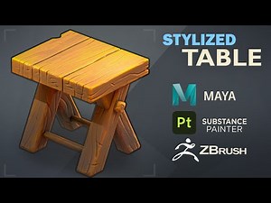 Making a Stylized Table with Maya 2026, Zbrush, and Substance Painter