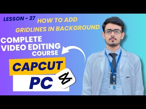 How to Add Gridlines in Background using CapCut #capcuttutorial