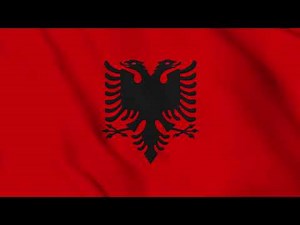 Albania Flag Waving 4K | Albanian National Flag Animation