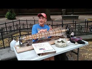 Glass Harmonica played by a Boston Street Performer