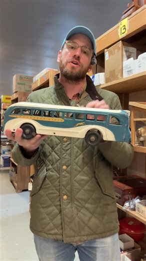 1K views · 16 reactions | Buddy L Pressed Steel Greyhound Bus. Lot 232 in our latest Discovery Auction on BriggsAuction.com and our mobile app. | Briggs Auction, Inc. | Facebook