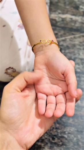 ROO JEWELS 💎 on Instagram: "Adjustable bangle for kids 😘 @rooha_jewellers / Whatsapp ‪+91 73066 58358"