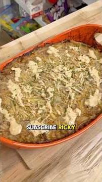 Cheeseburger Casserole For My Family Of 8!! #recipe #shortvideo #bigmac
