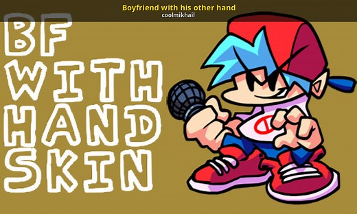 Boyfriend with his other hand Mod for Friday Night Funkin' | FNF Mods