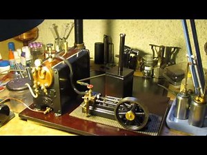 Stuart model steam setup. 501 boiler and s50 mill engine.