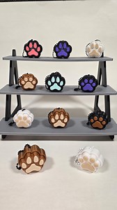Mini Paw Print Fidget Clicker Keychains - Etsy Canada