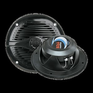 BOSS Audio Systems MR50B 5.25" Weatherproof Marine Stereo Speakers, Black