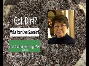 Succulent Potting Soil Mix Recipe