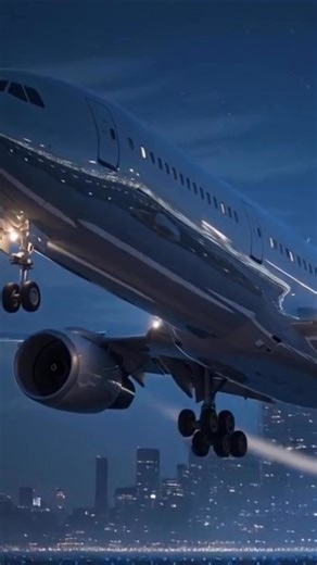Experience this cinematic 4K night shot captured by The Pilot Log — featuring a giant airplane flying low near the airport, glowing under city lights with stunning clarity. 🌙✈️ The bright aircraft, the dramatic night sky, the illuminated buildings, and the airport lights all come together to create a truly epic aviation moment. If you love jets, airports, or cinematic airplane visuals, make sure to follow The Pilot Log for more breathtaking aviation shorts! 🛫🔥 #aviation #planespotting #airpla