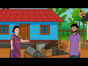 Jadui Chaata Ka Rahasya Hindi Kahani – Magic Umbrella Story in Hindi | 2D Animation