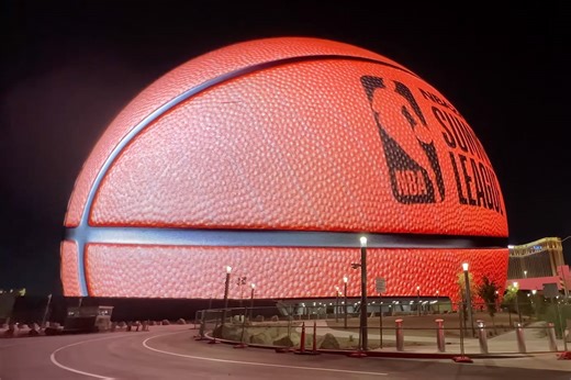 MSG Sphere in Las Vegas is World's Largest Spherical Structure and Has Highest Resolution LED Screen