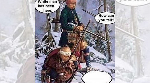 White Man Has Been Here | Know Your Meme