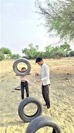 Tyre Fitness: Boost Your Workout 😱#shorts #fitness