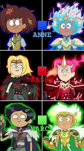 Amphibia Anne, Sasha and Marcy