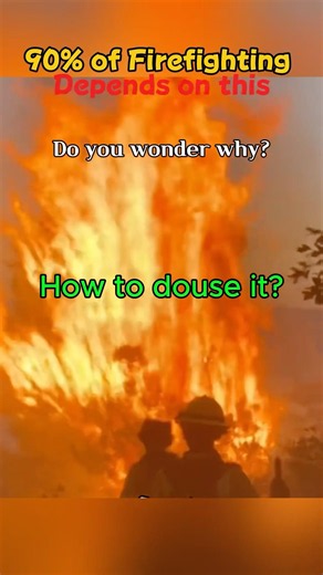 90% of Firefighting Depends on THIS#wildfire #firefighter #shorts