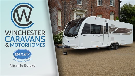 Winchester Caravans on Instagram: "Experience luxury on the road with the Bailey Alicanto Grande Deluxe, one of Bailey’s flagship caravan models that beautifully blends premium comfort, cutting-edge tech, and all-season capability. Built on Bailey’s rugged Alu-Tech bodyshell with Alde radiator heating and AL-KO stability systems, it offers a spacious 4-berth layout, stylish interiors, and thoughtful touches like wireless charging, SONOS audio, and mobile Wi-Fi, perfect for unforgettable family h