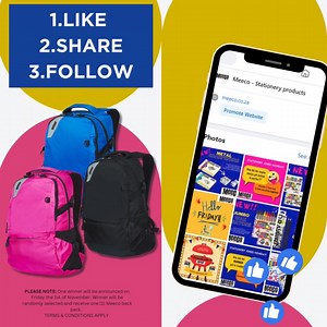 THE DAY HAS ARRIVED! COMPETITION TIME!🤩😁💪 HOW TO WIN! 1. LIKE & SHARE this post 2 FOLLOW OUR NEW TIK TOK PAGE - (Link below) https://www.tiktok.com/@meeco_trimasters?is_from_webapp=1&sender_device=pc You could stand a chance to WIN 1 Meeco Back Pack! Good luck! 🤞 Competition closes on Thursday 31 of October 2024; the winner will be randomly selected and announced on the 1st of November 2024. 🥳🥳🥳 Winners will be announced on a separate Facebook post on our Facebook page. Show us some love 
