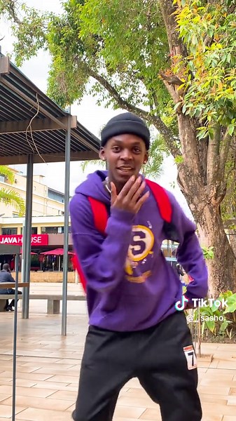 JAVAHOUSE Dance Performance in Purple Hoodie