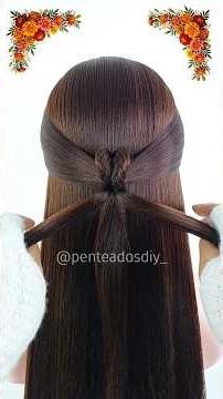 Simple Hairstyles 🎀 #braids #beauty #hair #viral #hairstyles