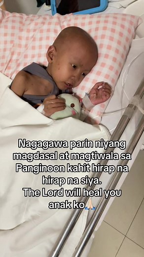 9169648701–kasjeeyManiwala at magtiwala sa panginoon,yun ang araw araw na pinapakita ni Ellie. His faith is bigger than his cancer. #acutemyeloidleukemia #warriorellie #cancerfighter #fyp
