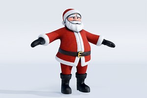 Santa Claus Rigged Stylized Character model | 3D Humanoids | Unity Asset Store