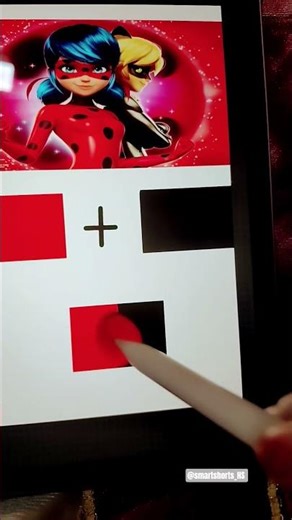 miraculous ladybug color mixing trend #funart #shorts #artshorts #trend