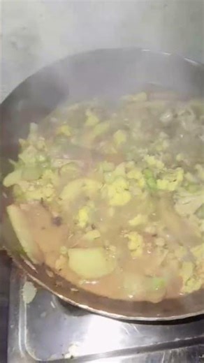 🤩 aloo mutter with rice👍