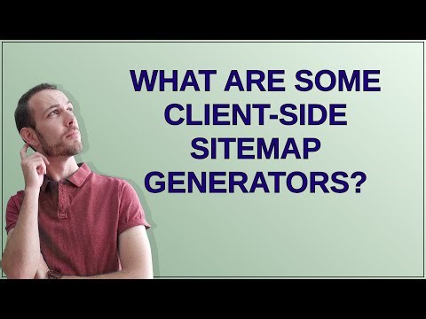 Webmasters: What are some client-side sitemap generators?