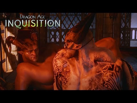 Dragon Age Inquisition: Iron Bull Gay Romance Complete All Scenes(Qunari Version)