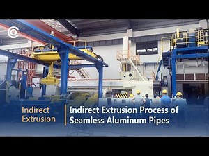 Indirect Extrusion Process|Seamless Aluminum Pipe Manufacturing#seamlesspipe#indirectextrusion