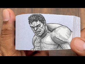 Hulk I'm Always Angry Flipbook | The Avengers Hulk SMASH Scene Flip Book | Flip Book Artist 2025