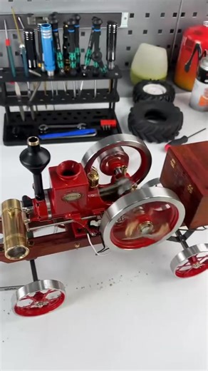 RETROL HM-01 7cc Antique Hit and Miss Engine Model – Where Vintage Charm Meets Precision Engineering #vintageengine Engine Here: https://bit.ly/3ITFL6N #antique #engine #model #hitandmiss #running | Enginediy.com