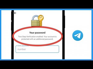 Two-Step Verification Enable. Your Account Is Protected With An Additional Password