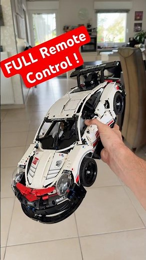 LEGO Technic Porsche 911 RSR Full remote control #tutorial #automobile #lego #car #toys