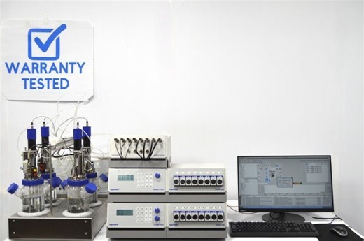 Used EPPENDORF DASGIP Eppendorf DASGIP Parallel Bioreactor System for Microbial Applications, max. 250 sL/h Gassing, 4-fold System with Bioblock Lab - General For Sale - DOTmed Listing #5623244: