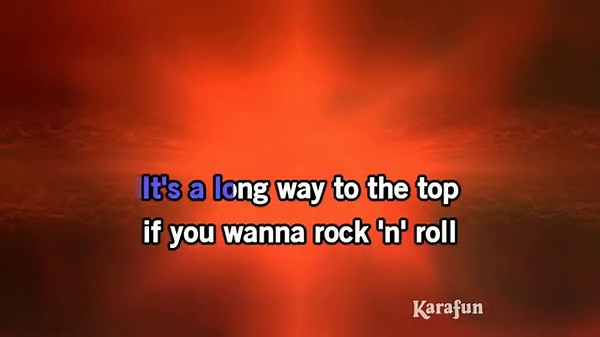 It's a Long Way to the Top (If You Wanna Rock 'n' Roll) - AC / DC | Karaoke Version | KaraFun
