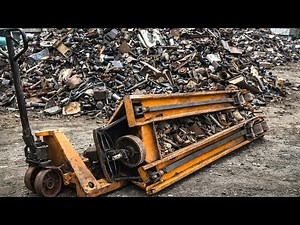 Young Man Builds a Unique Forklift from Scrap Metal / Full Restoration