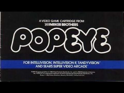 Popeye (1983) - An arcade port on the Intellivision!