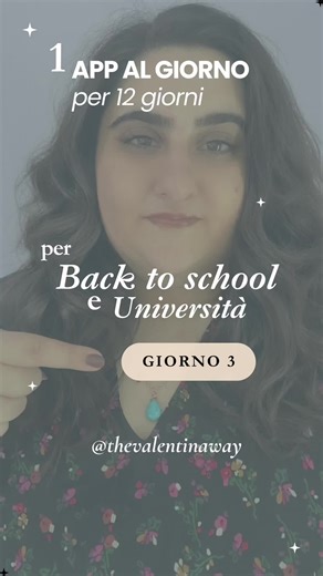 ⬇️⬇️ clicca per saperne di più… Giorno 3 della serie: ✨1 app al giorno per 12 giorni per il back to school e l’università ✨ Oggi parliamo di @Noted. che è l’app che avrei voluto avere all’università e che mi avrebbe fatto risparmiare tantissimo tempo! Noted ti permette di: 📝Registrare le lezioni mentre prendi gli appunti, sincronizzandoli con l’audio. 🎧Trascrivere in automatico la registrazione, un file audio o un video. Tutto questo dandoti il timestamp di ogni frase. 🖍️ Evidenziare, scriver