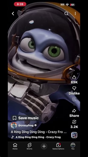 Crazy Frog Astronaut in the Ocean ( Official Music Video)