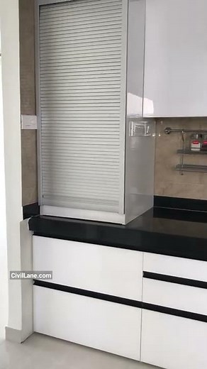 Acrylic Modular Kitchen Design by CivilLane.com