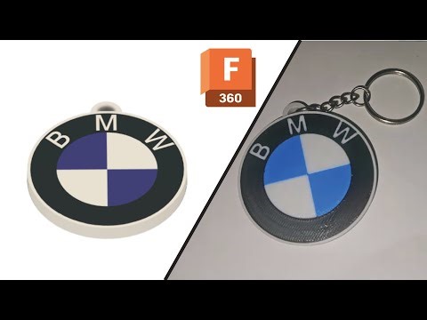 How I Design My Keychains - Fusion 360 Tutorial