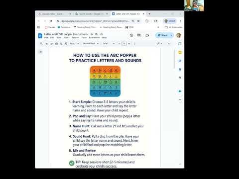 Practice Letter Sounds with an ABC Popper!