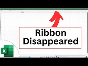 My Ribbon Has Disappeared, How Can I Get it Back in Excel 365?