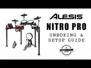 Alesis Nitro Pro Electric Drum Kit Setup Guide