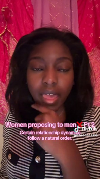 The Dynamics of Women Proposing to Men: A Backward Approach